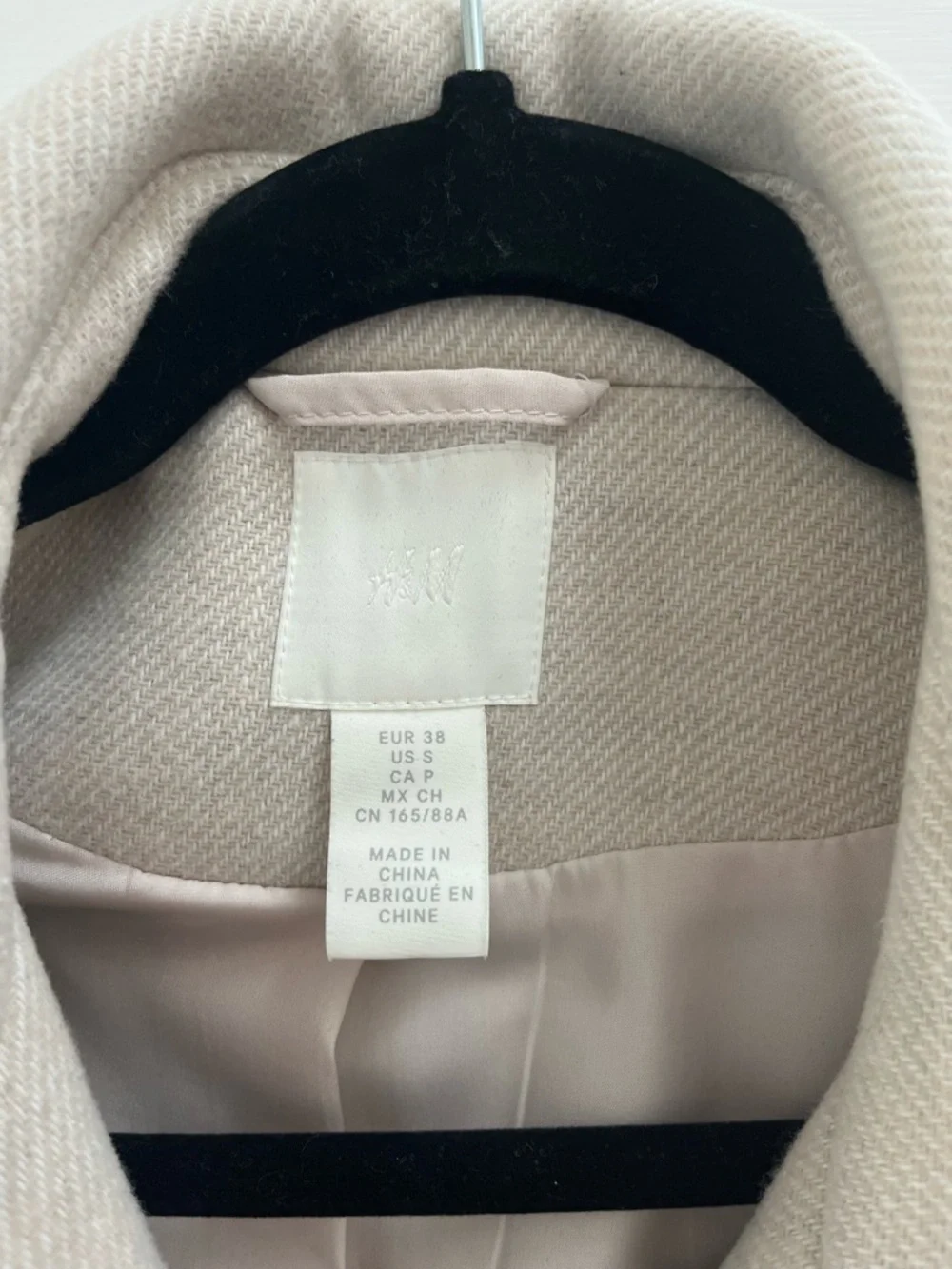 H&M Soft Cream Coat - Picture 3 of 3